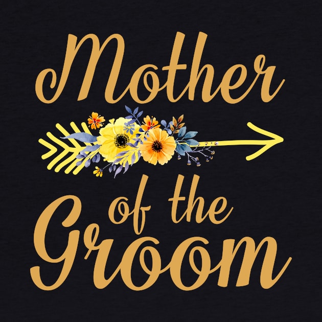 Mother of the Groom T Shirt Wedding Party by Antoniusvermeu